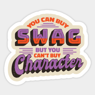 Swag Character Sticker